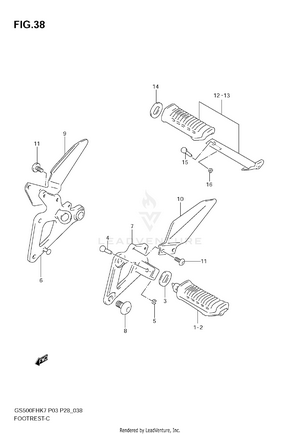Footrest Schematic