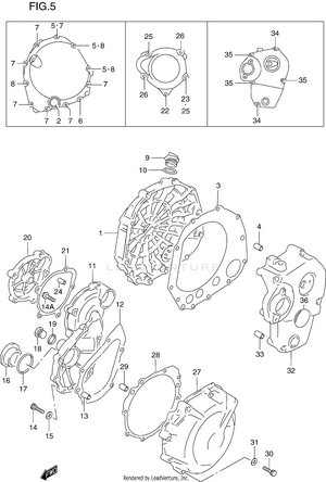 Crankcase Cover Schematic