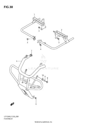 Footrest Schematic