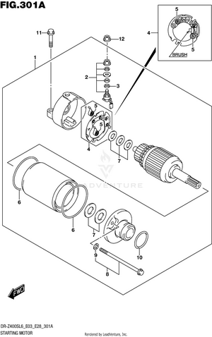 Starting Motor Schematic