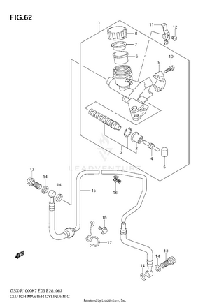 Clutch Master Cylinder Schematic