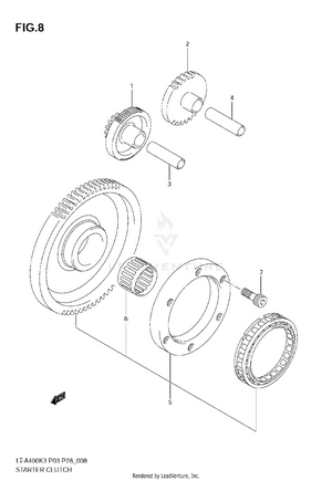 Starter Clutch Schematic
