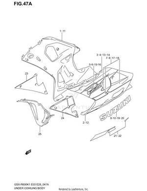 Under Cowling (model K2) Schematic