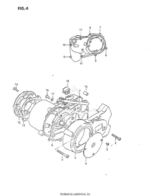 Crankcase Cover Schematic