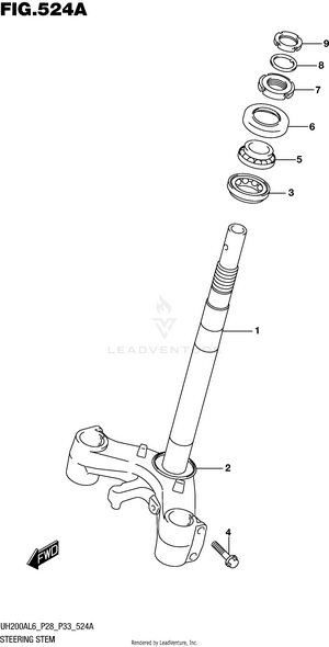 Steering Stem Schematic