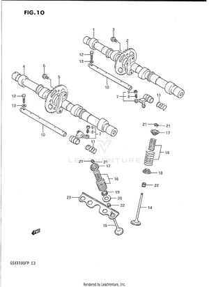 Cam Shaft - Valve Schematic