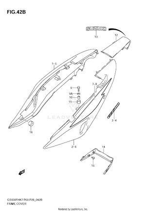 Frame Cover (model K9) Schematic