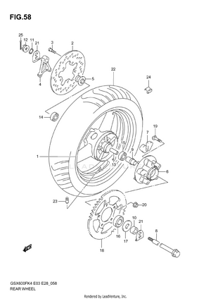 Rear Wheel Schematic