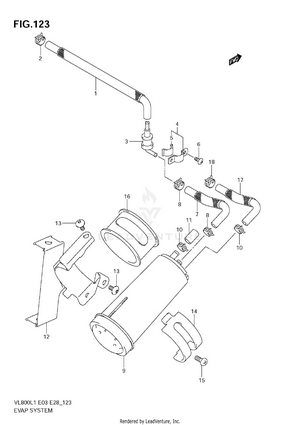Evap System (vl800t E33) Schematic