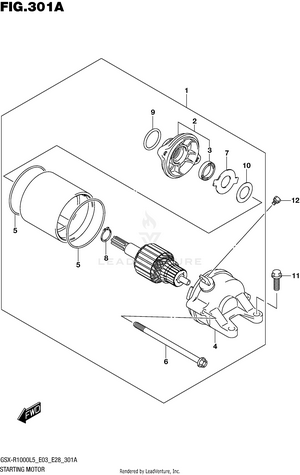 Starting Motor Schematic