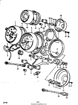 Combination Meter Schematic
