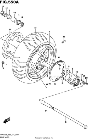 Rear Wheel Schematic