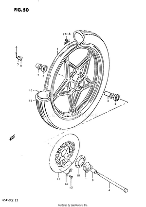 Front Wheel Schematic