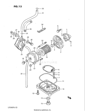 Oil Pump - Fuel Pump Schematic