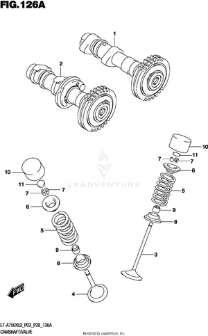 Camshaft/valve Schematic