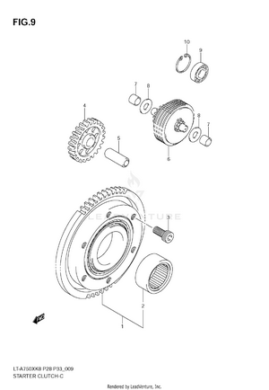 Starter Clutch Schematic