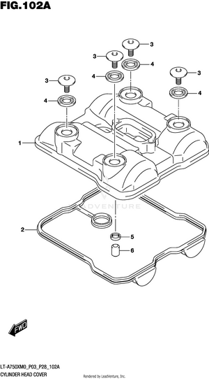 Cylinder Head Cover Schematic