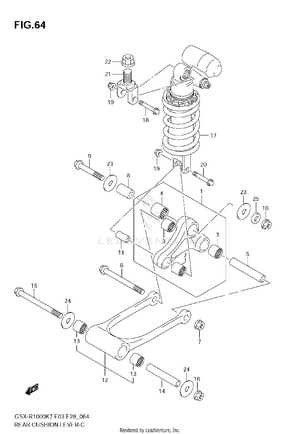 Rear Cushion Lever Schematic