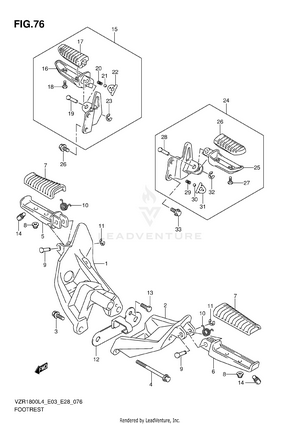 Footrest Schematic