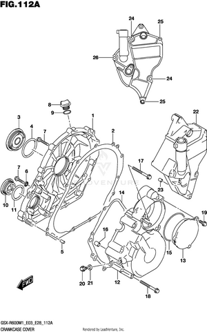 Crankcase Cover Schematic