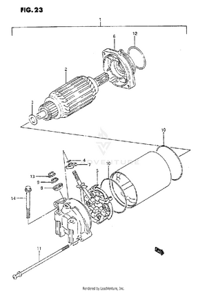 Starting Motor Schematic