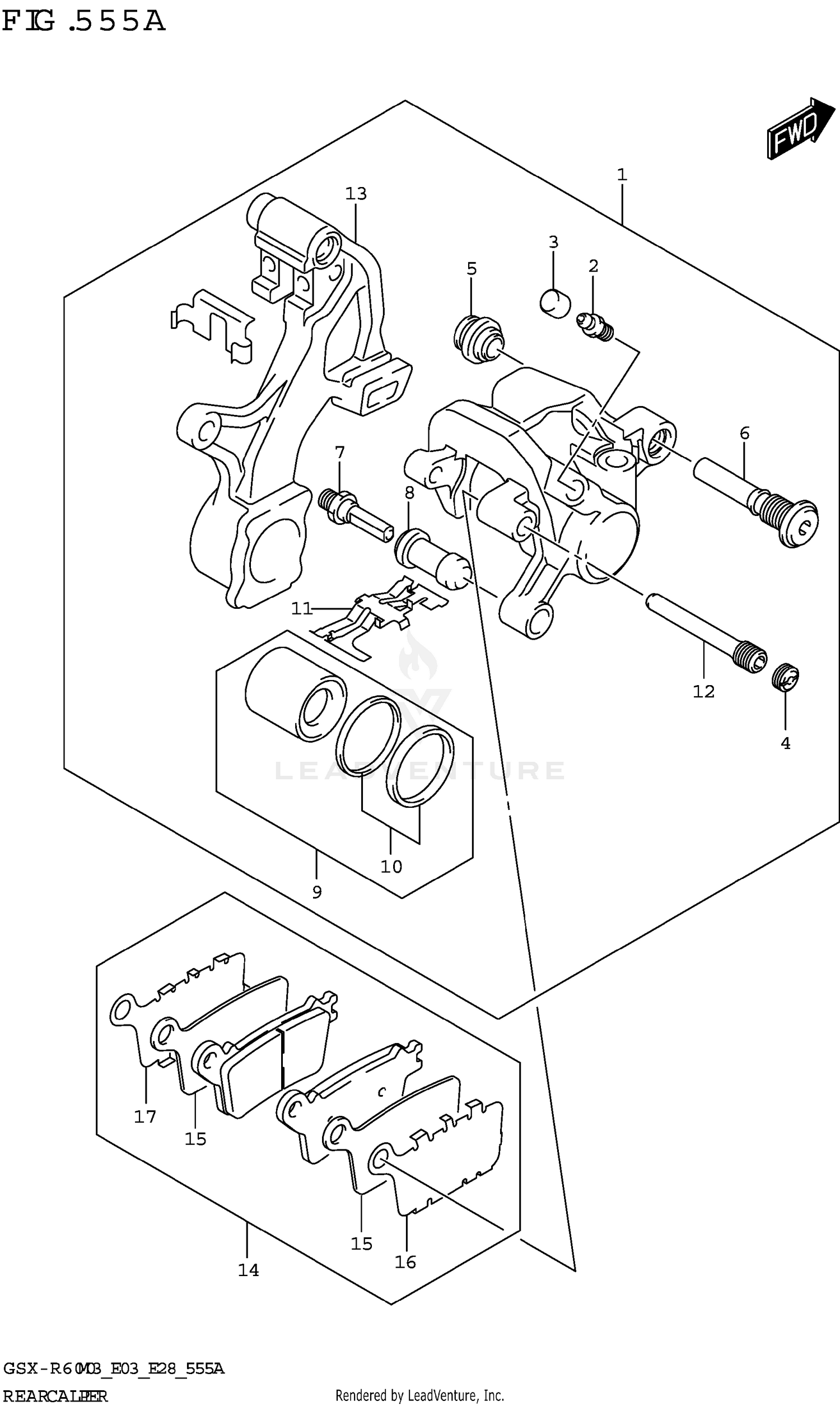 REAR CALIPER