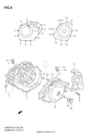 Crankcase Cover Schematic