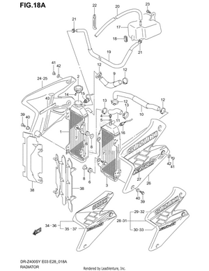 Radiator (model K2/k3/k4) Schematic