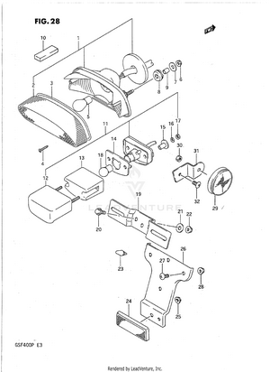 Rear Combination Lamp Schematic