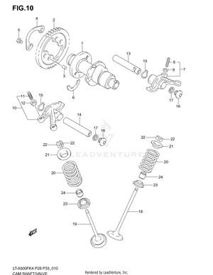 Cam Shaft/valve Schematic