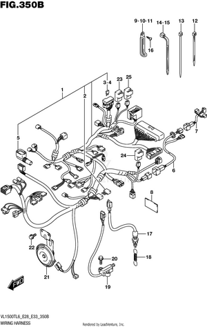 Wiring Harness (vl1500tl6 E33) Schematic