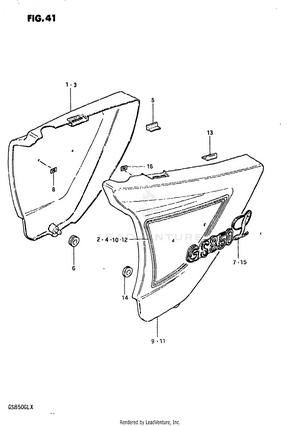 Frame Cover (model T) Schematic