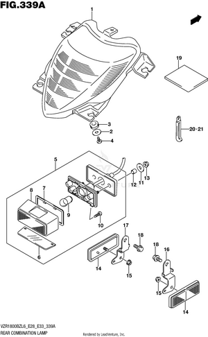 Rear Combination Lamp Schematic