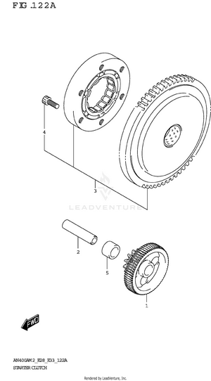 Starter Clutch Schematic