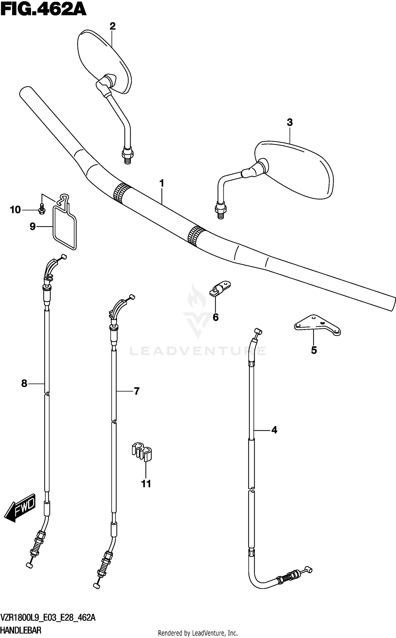 HANDLEBAR (VZR1800L9 E28)