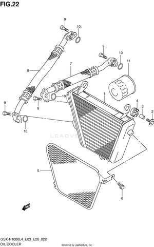 Oil Cooler Schematic
