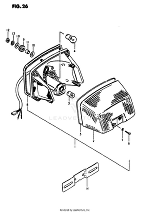 Rear Combination Lamp Schematic
