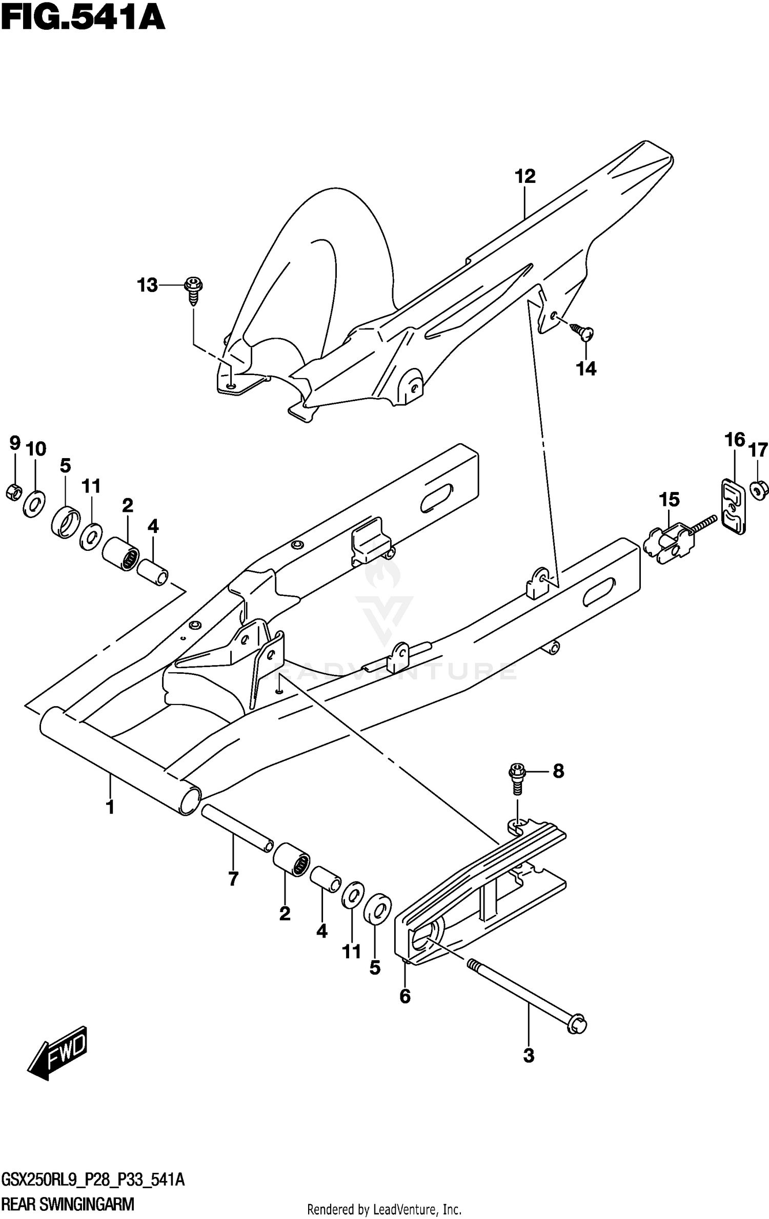 REAR SWINGINGARM
