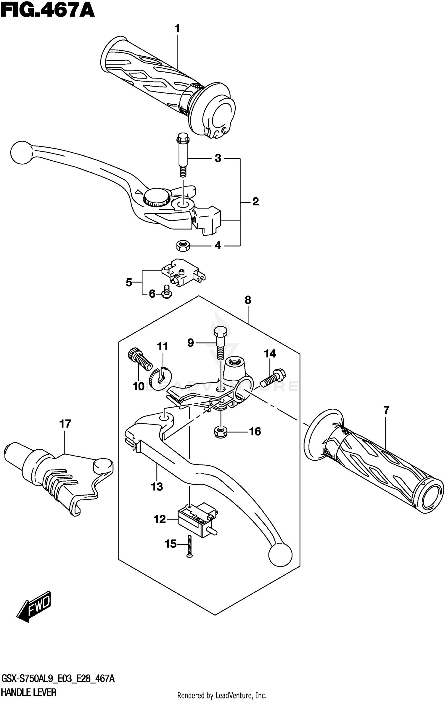 HANDLE LEVER