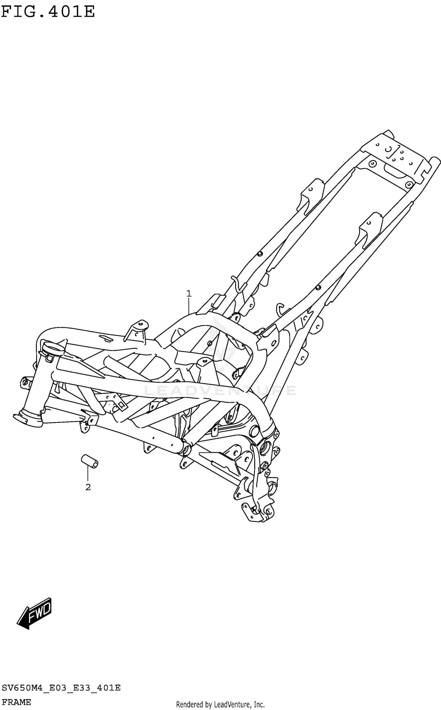 FRAME (SV650XAM4 E28)