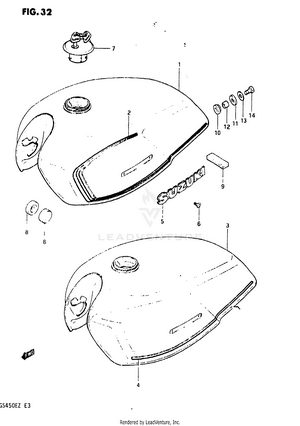 Fuel Tank (model T) Schematic