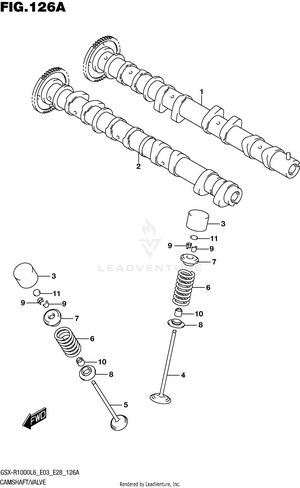 Camshaft/valve Schematic