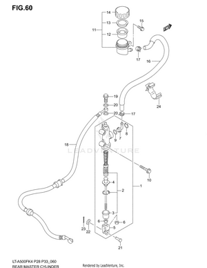 Rear Master Cylinder Schematic