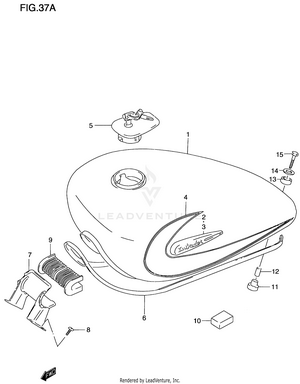 Fuel Tank (model X) Schematic