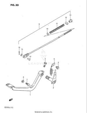 Rear Brake Schematic