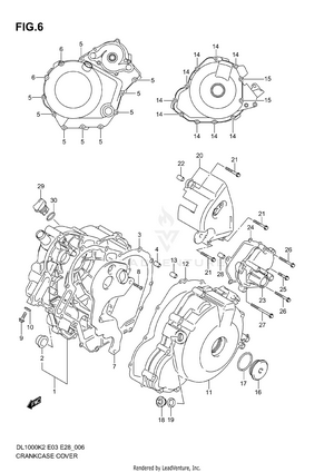 Crankcase Cover Schematic