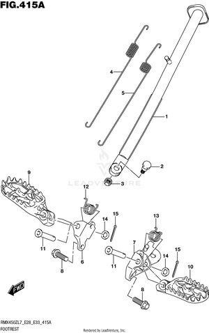 Footrest Schematic