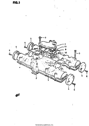 Cylinder Head Cover Schematic
