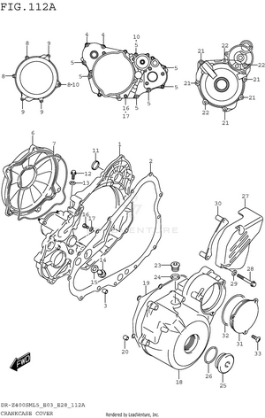 Crankcase Cover Schematic
