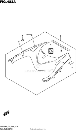 Fuel Tank Cover Schematic